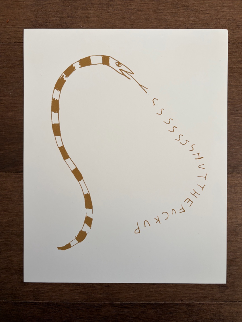 Stay Home Club STFU Print (8”x10”)